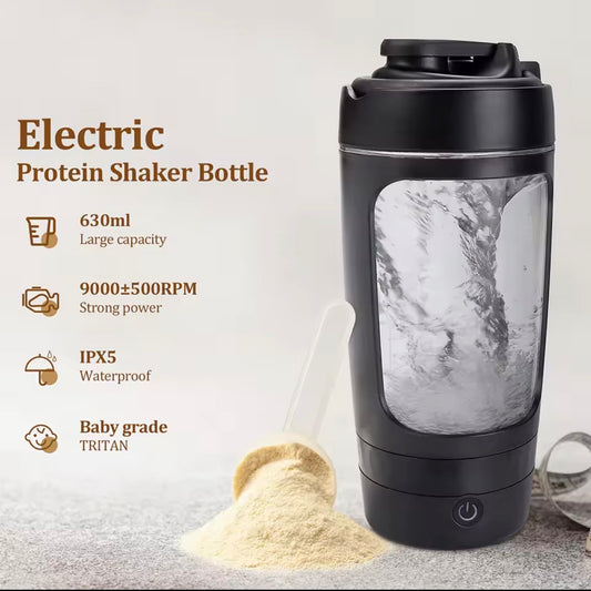 650ml Electric Shaker Bottle Portable Whey Protein Shaker Automatic Stirring Blender Multipurpose Juice Mixer Cups Fitness Works